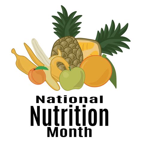 Nutrition Month .